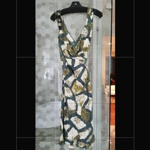 MaxMara silk crossover dress